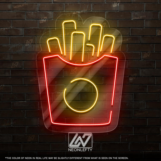 French Fries Neon Sign