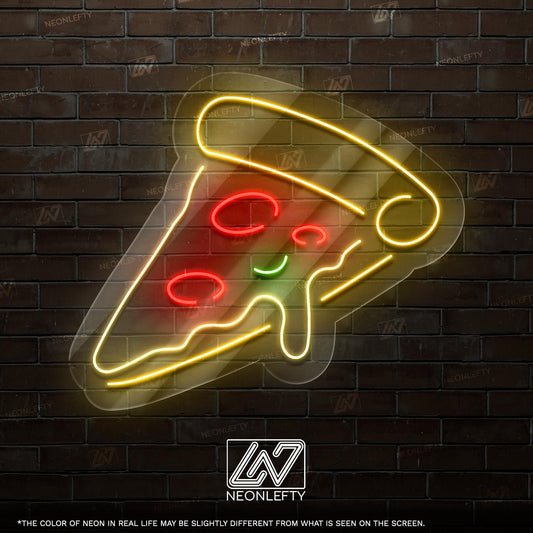 Pizza Slice Neon Sign