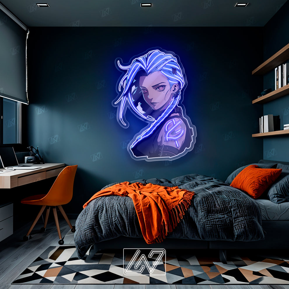 Jinx LED Neon Sign - Anime Character Decor – NeonLefty