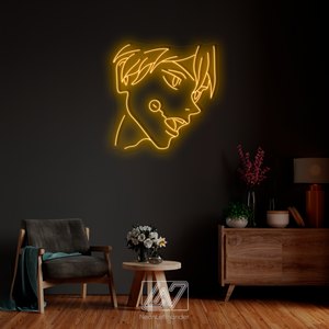 Anime Character - LED Neon Anime Wall Art, Anime, Cartoon Character, Game Room Light, Personalized Gifts, Kids Room Decor,Japanese Neon Sign