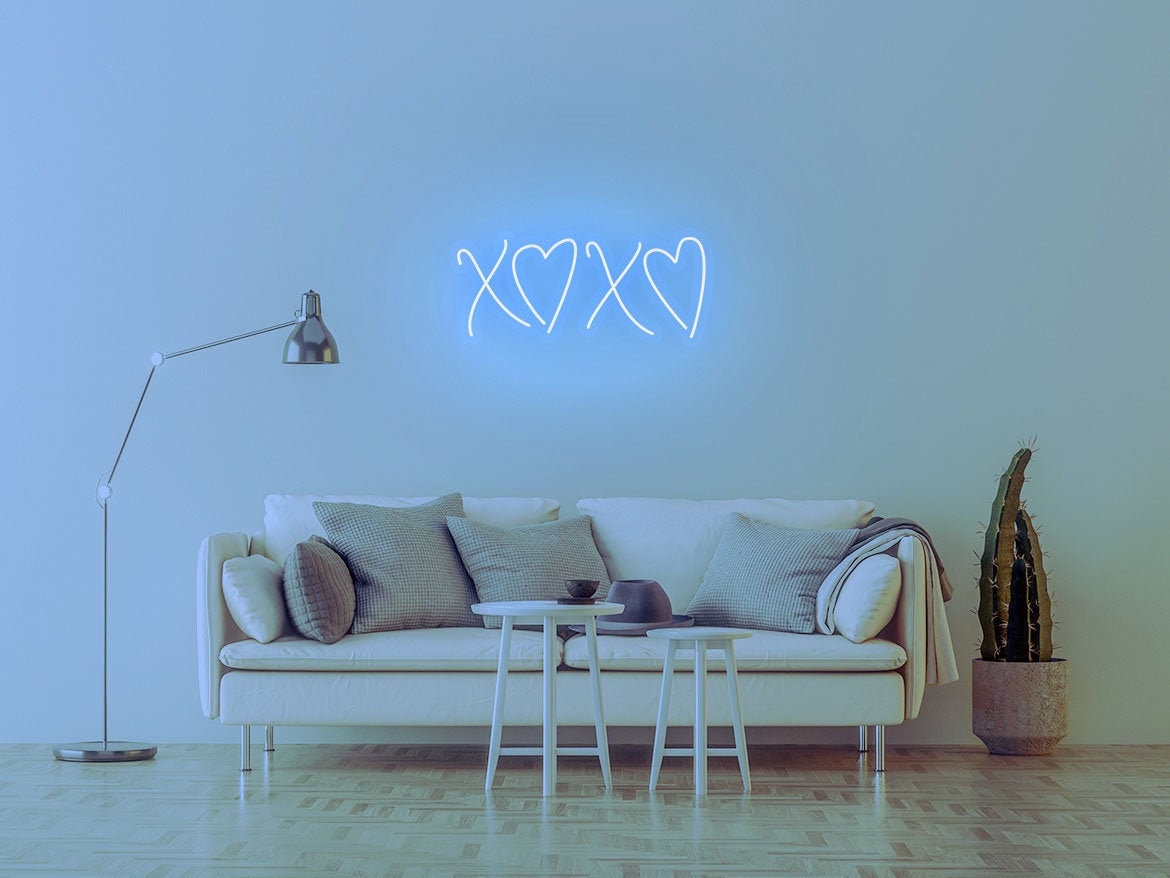 XOXO Sign - Neon Sign, Led Neon, Personalization, Decoration, Neon Light,Home,Living Room,Bedroom, Love