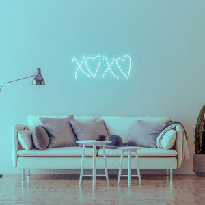 XOXO Sign - Neon Sign, Led Neon, Personalization, Decoration, Neon Light,Home,Living Room,Bedroom, Love