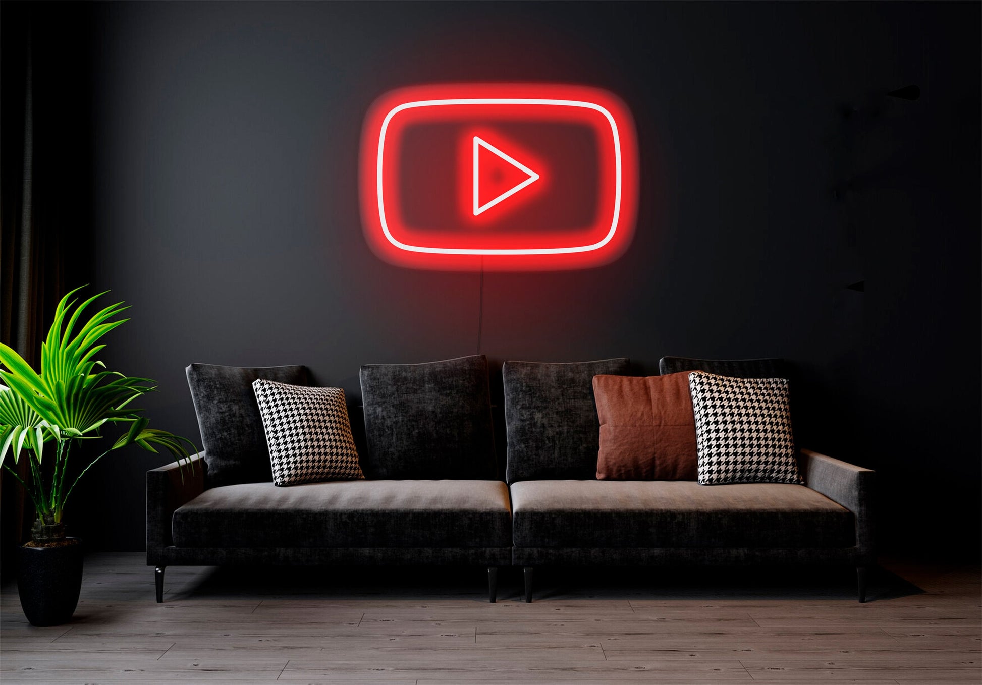 Youtube - LED Neon Sign, Youtube Wall Decor, Youtube Wall Light, Led Neon Sign Bedroom, Led Wall light, Mother Days Gift