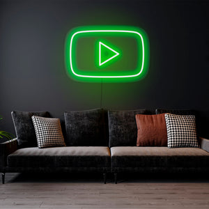 Youtube - LED Neon Sign, Youtube Wall Decor, Youtube Wall Light, Led Neon Sign Bedroom, Led Wall light, Mother Days Gift