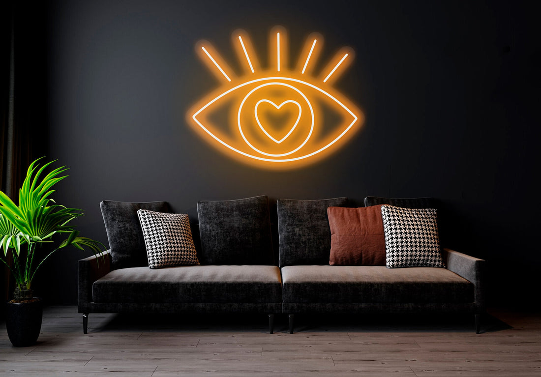 Eye- LED Neon Sign , Home Interior Decor, Neon Lights, Bedroom neon sign, Neon sign wall decor