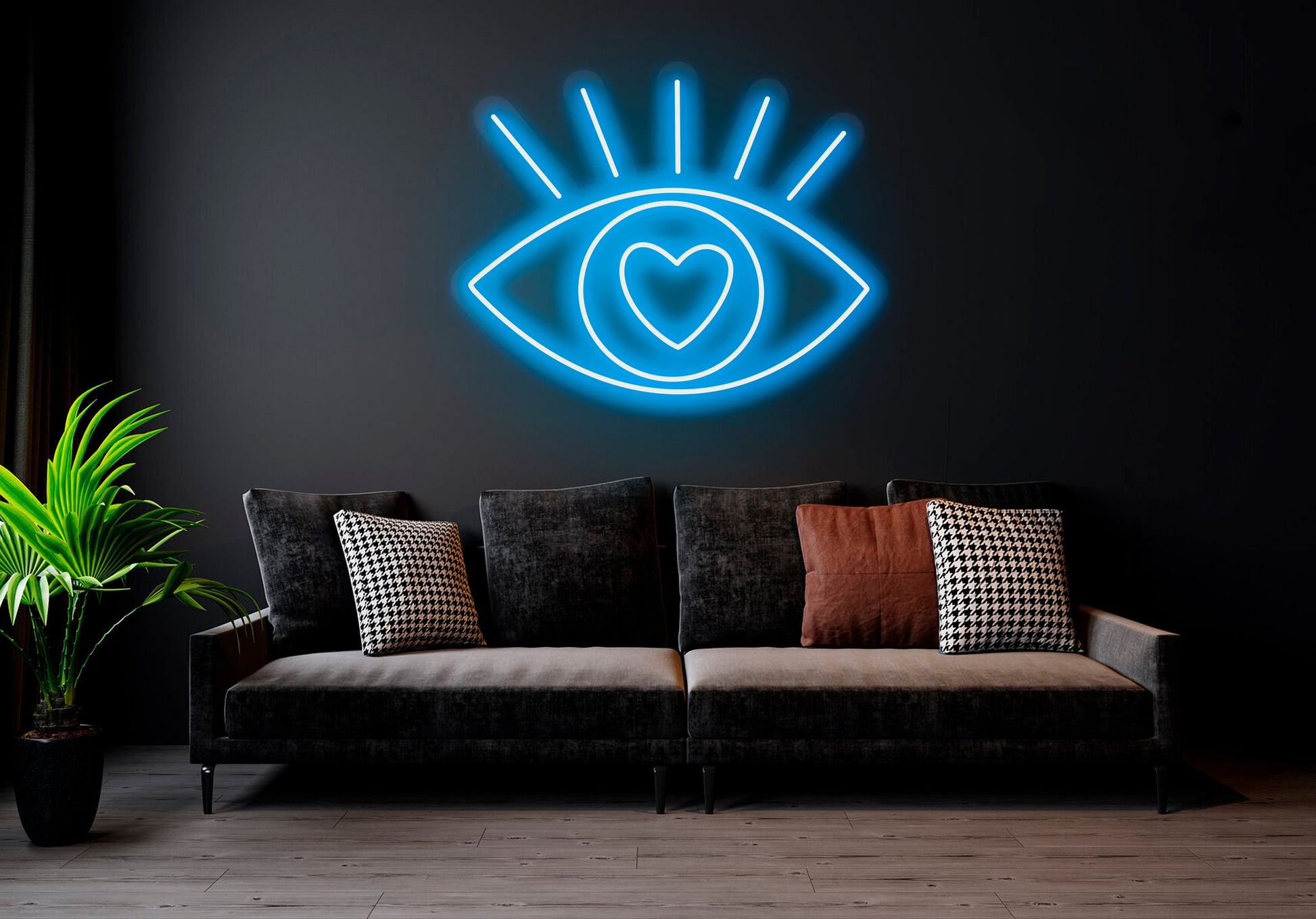 Eye- LED Neon Sign , Home Interior Decor, Neon Lights, Bedroom neon sign, Neon sign wall decor
