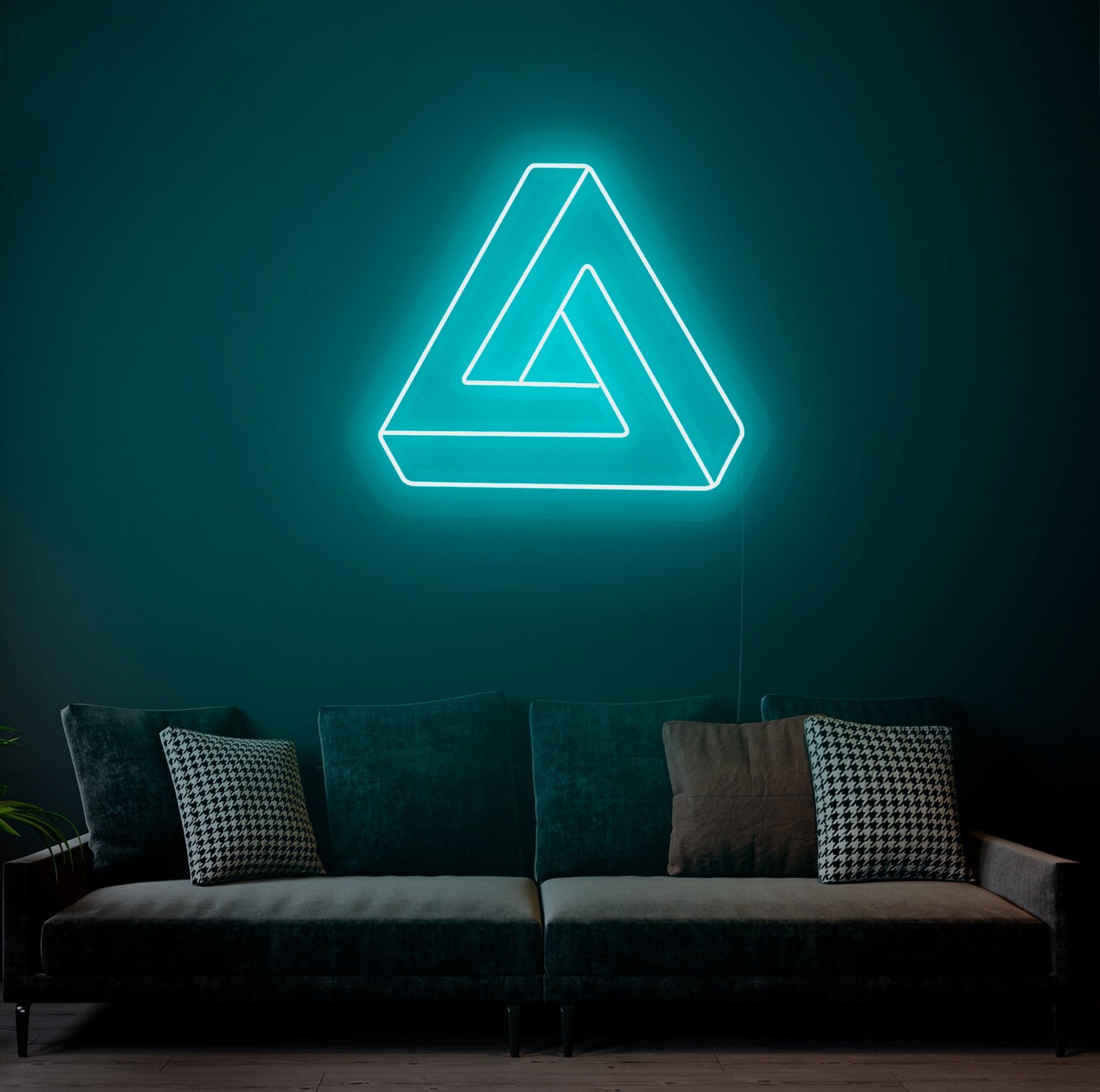 Infinity Triangle - LED Neon Sign, Interior Decor, Room decor, Wall Decor, Custom Sign, Neon For Home