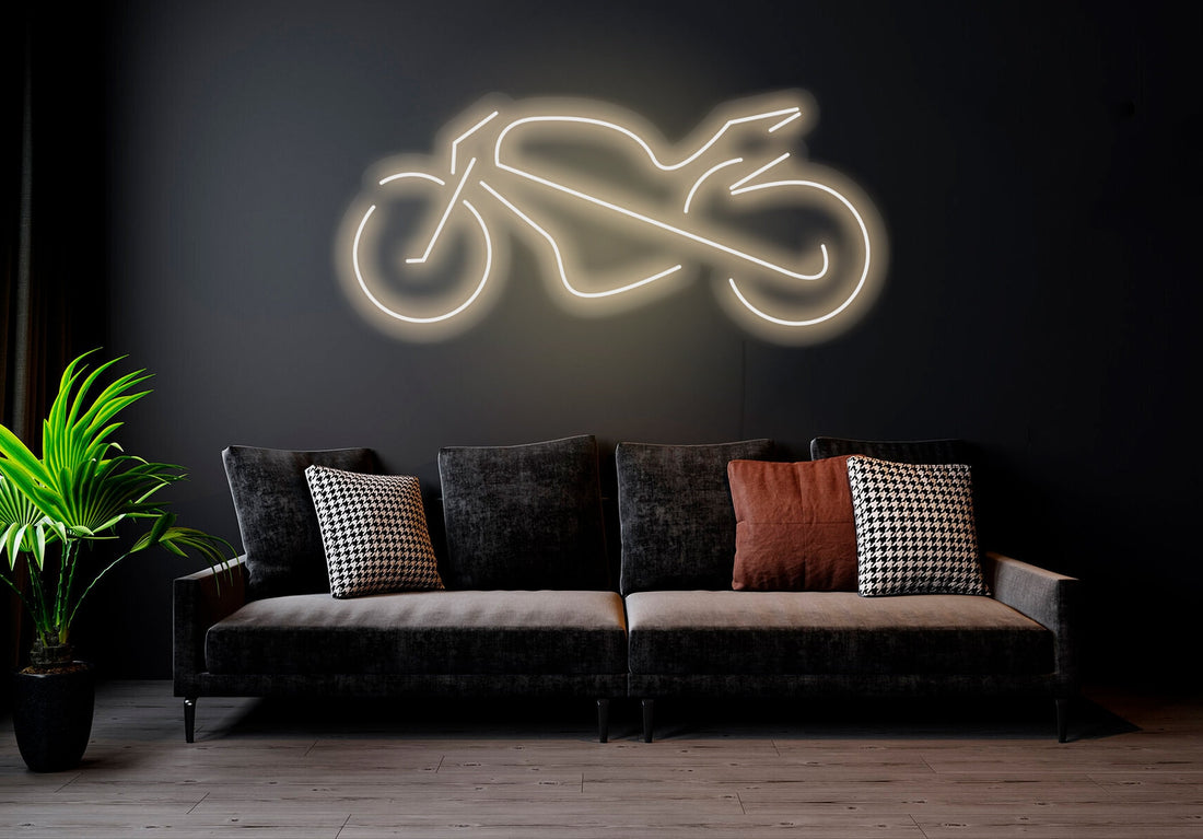 Motorcycle - LED Neon Sign , Home Interior Decor, Neon Lights, Bedroom neon sign, Neon sign wall decor