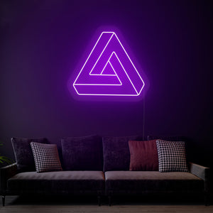 Infinity Triangle - LED Neon Sign, Interior Decor, Room decor, Wall Decor, Custom Sign, Neon For Home