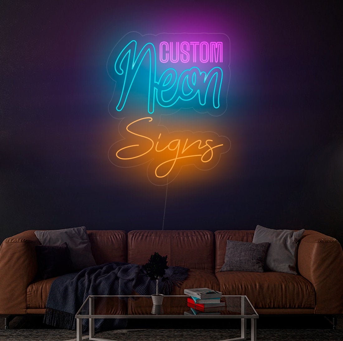 Custom Neon Signs - LED Neon Sign, Interior Decor, Room decor, Wall Decor, Custom Sign, Neon For Home