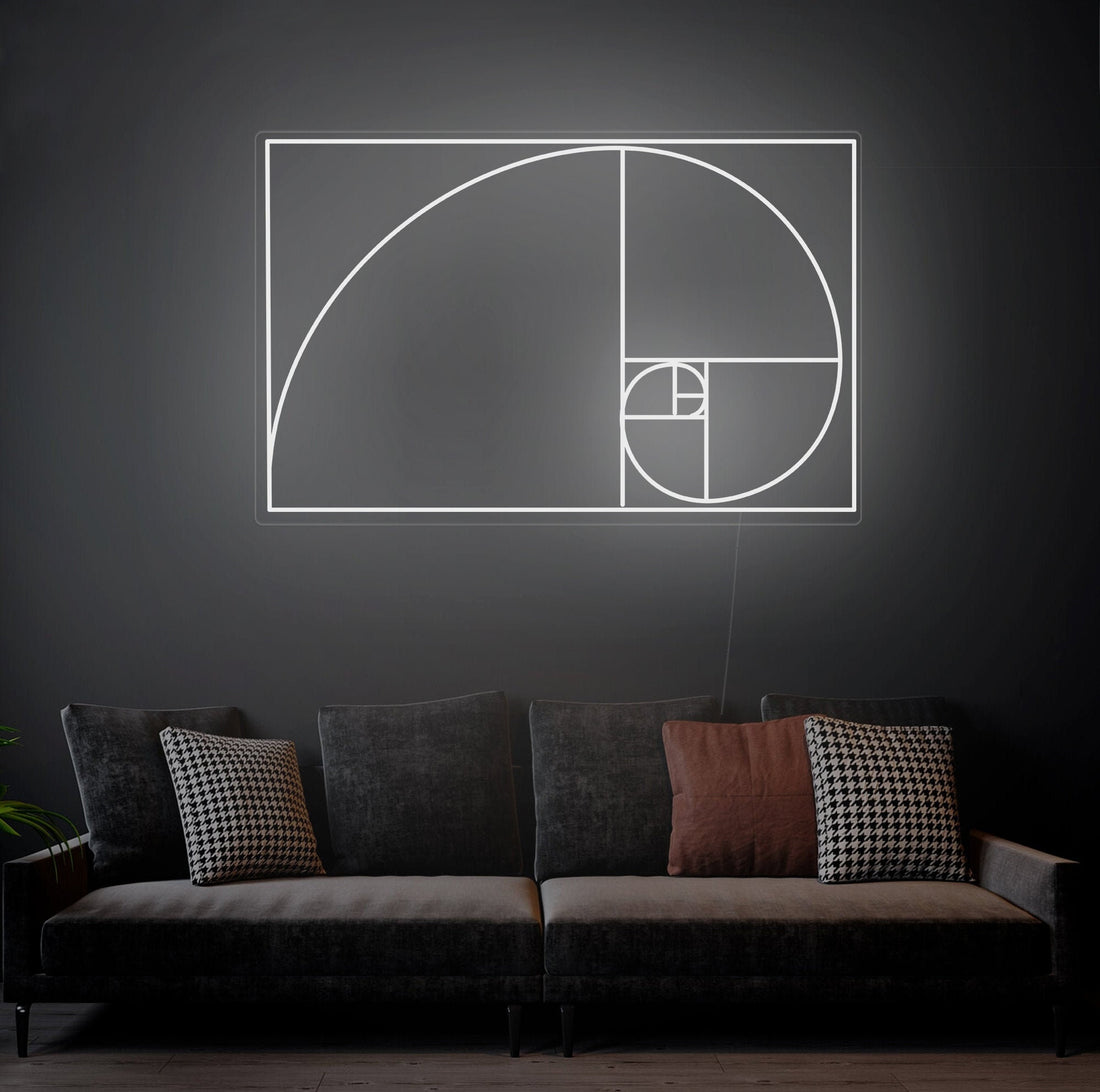 Golden Ratio - LED Neon Sign, Interior Decor, Room decor, Wall Decor, Custom Sign, Neon For Home