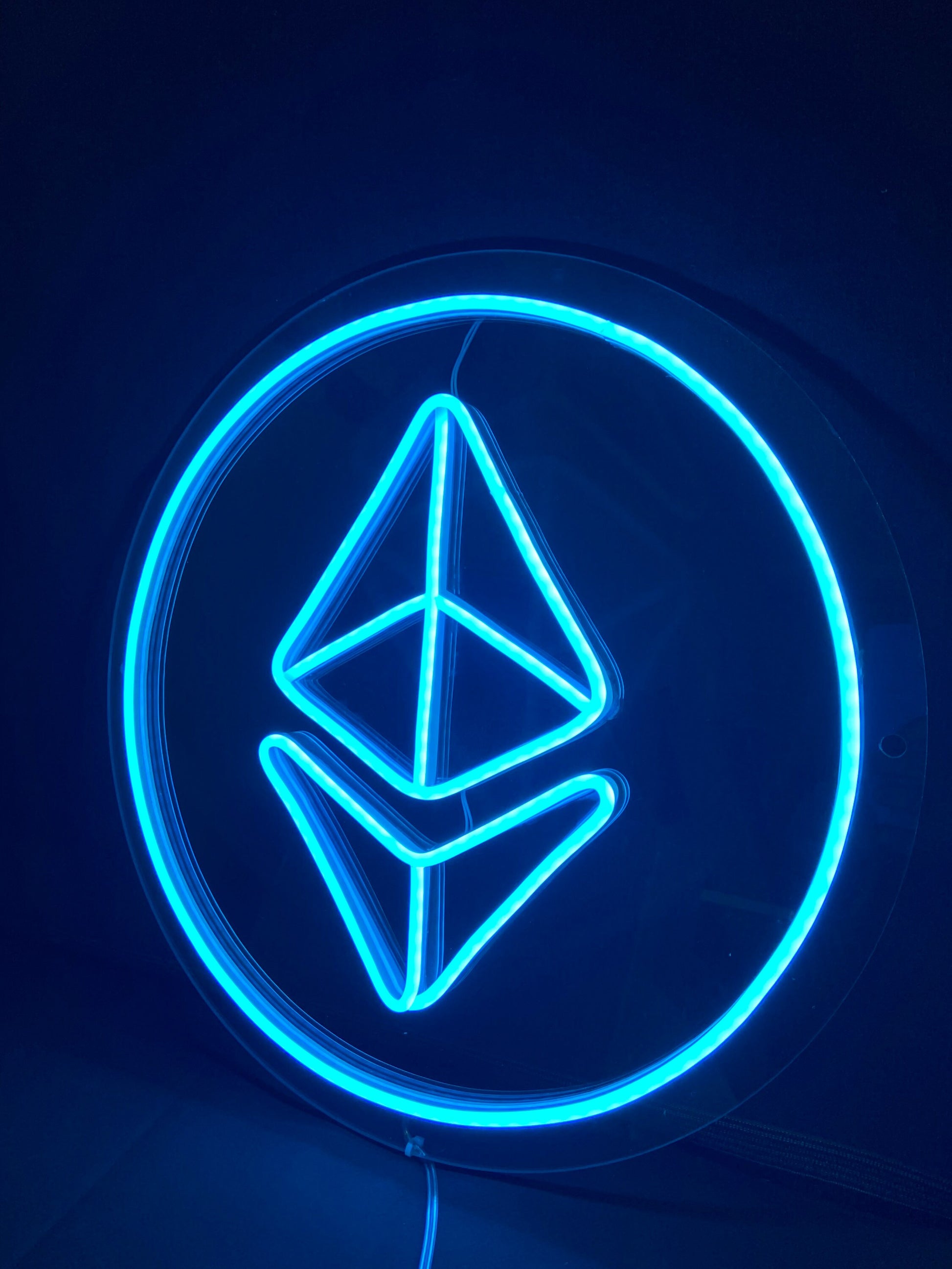Ethereum - LED Neon Sign, Bedroom neon sign, Crypto neon sign, Neon Lights, Crypto