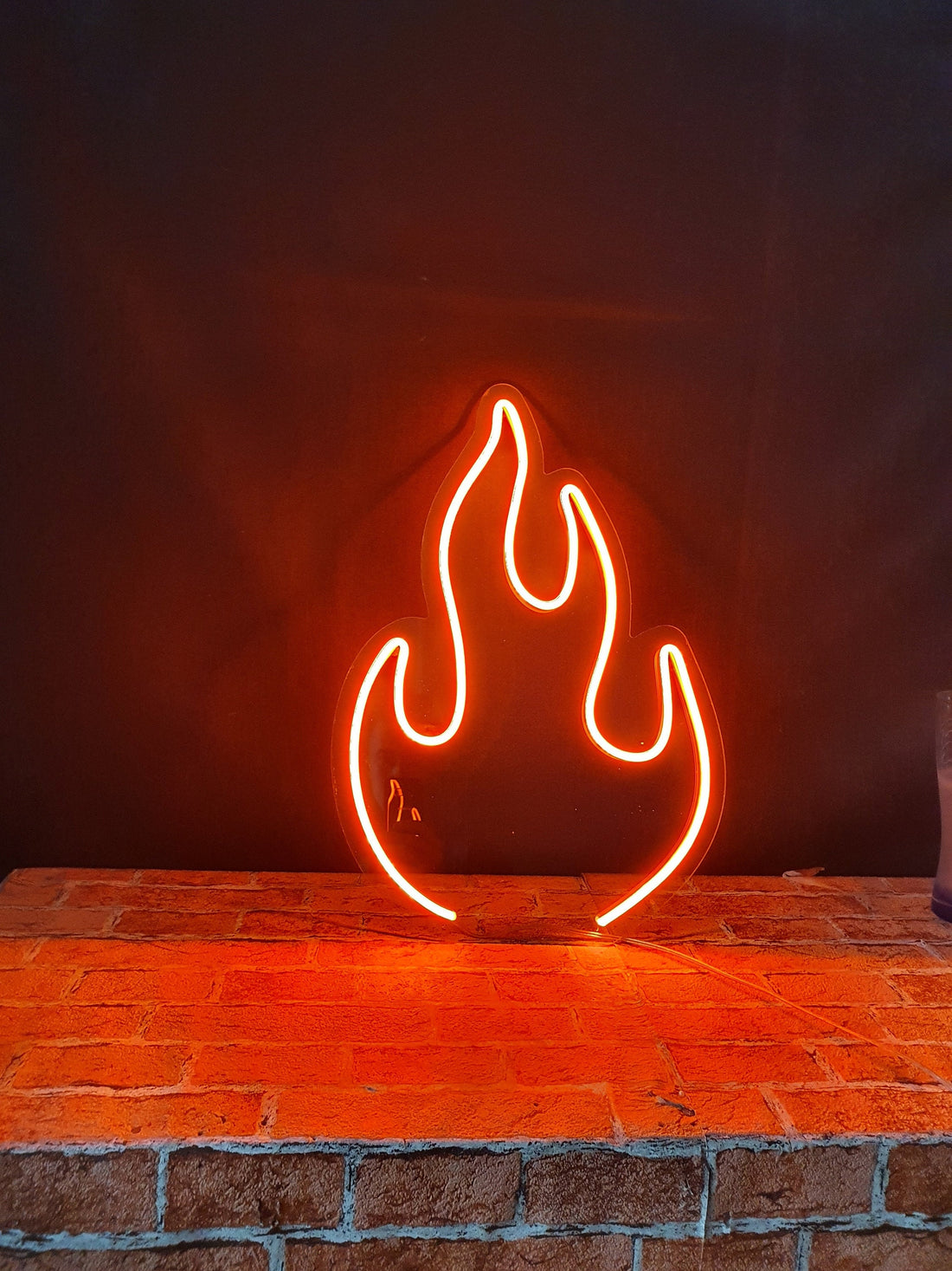 Fire - LED Neon Sign, Interior Decor, Room decor, Wall Decor, Custom Sign, Neon For Home