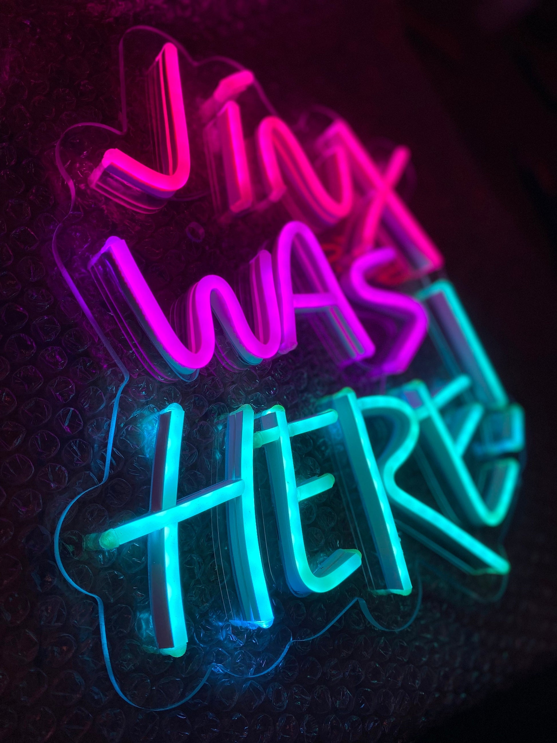 Jinx Was Here | Arcane - LED Neon Sign, cartoon Neon Sign, cartoonCharacter, Neon Game Zone,cartoon led sign,cartoon light sign,cartoon