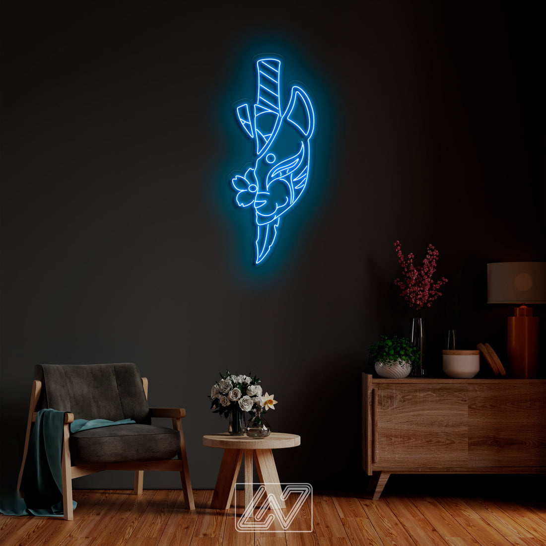 Slayer LED Custom Anime, Demon Neon Sign, Anime wall art, Led Neon Lights, Decor Signs, Anime Wall Decor,Neon Sign Bedroom