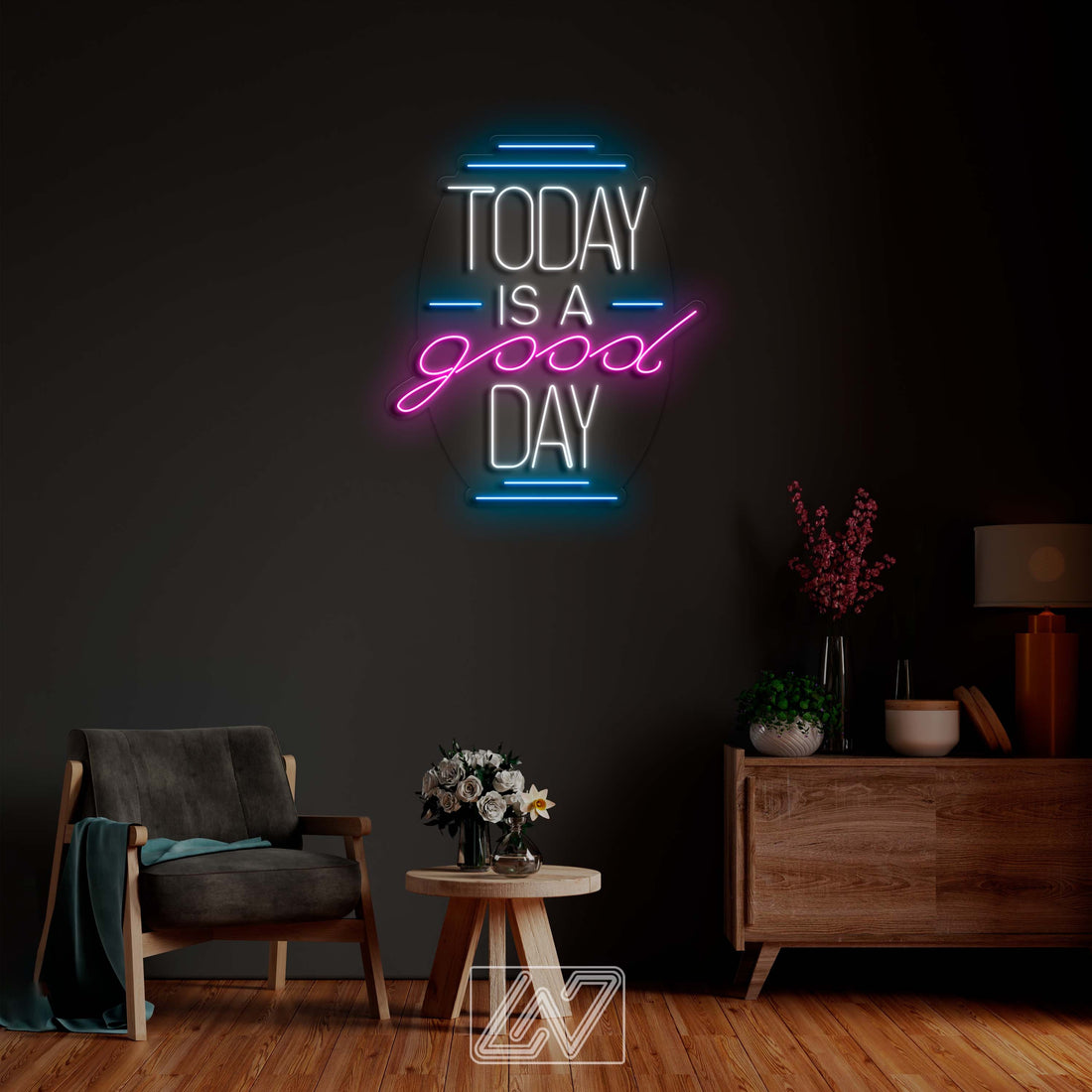 Today is a Good Day - LED Neon Sign, Neon Wall Decor, Custom Neon Sign, Personalised Neon Sign, Custom Neon Light, Vibe Neon Sign