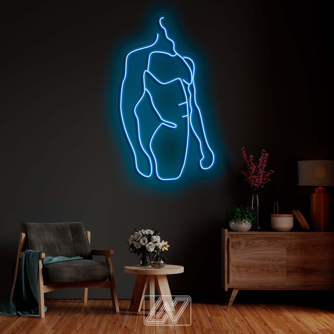 Body Man - LEDNeon Sign Custom Sexy Man Bedroom Party Bar Wall Room Decor LED Boy Neon light Wedding Personalized romance