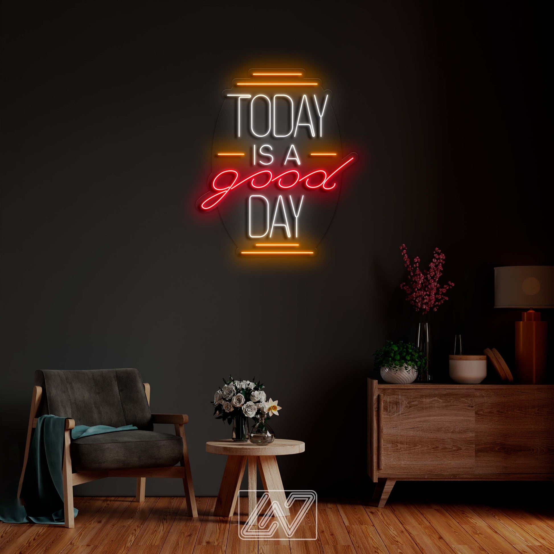 Today is a Good Day - LED Neon Sign, Neon Wall Decor, Custom Neon Sign, Personalised Neon Sign, Custom Neon Light, Vibe Neon Sign