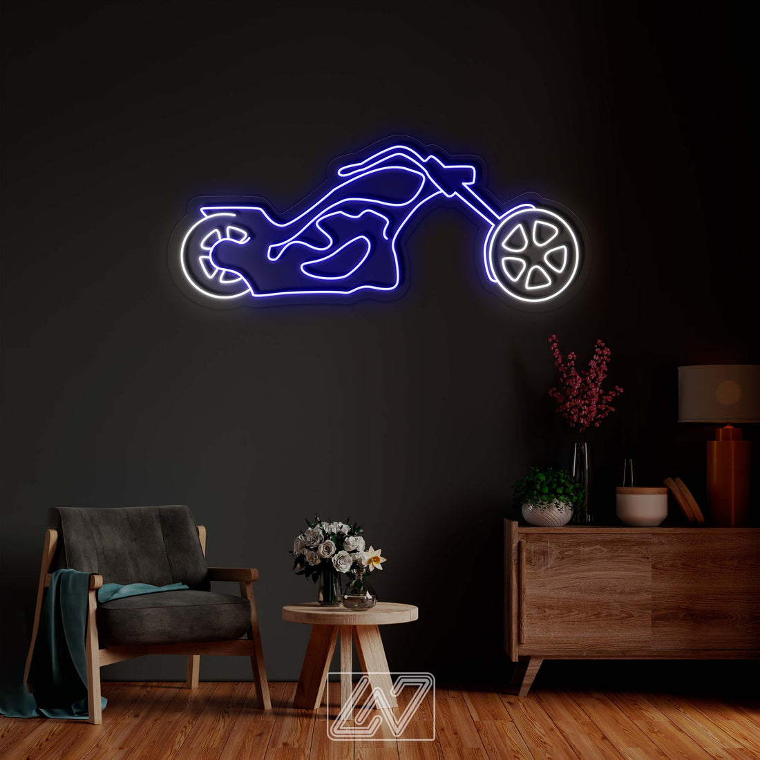 Bike - LED Neon Sign, wall decor motorbike, motorcycle art , motorbike neon, wall decor motorcycle light,Ride neon