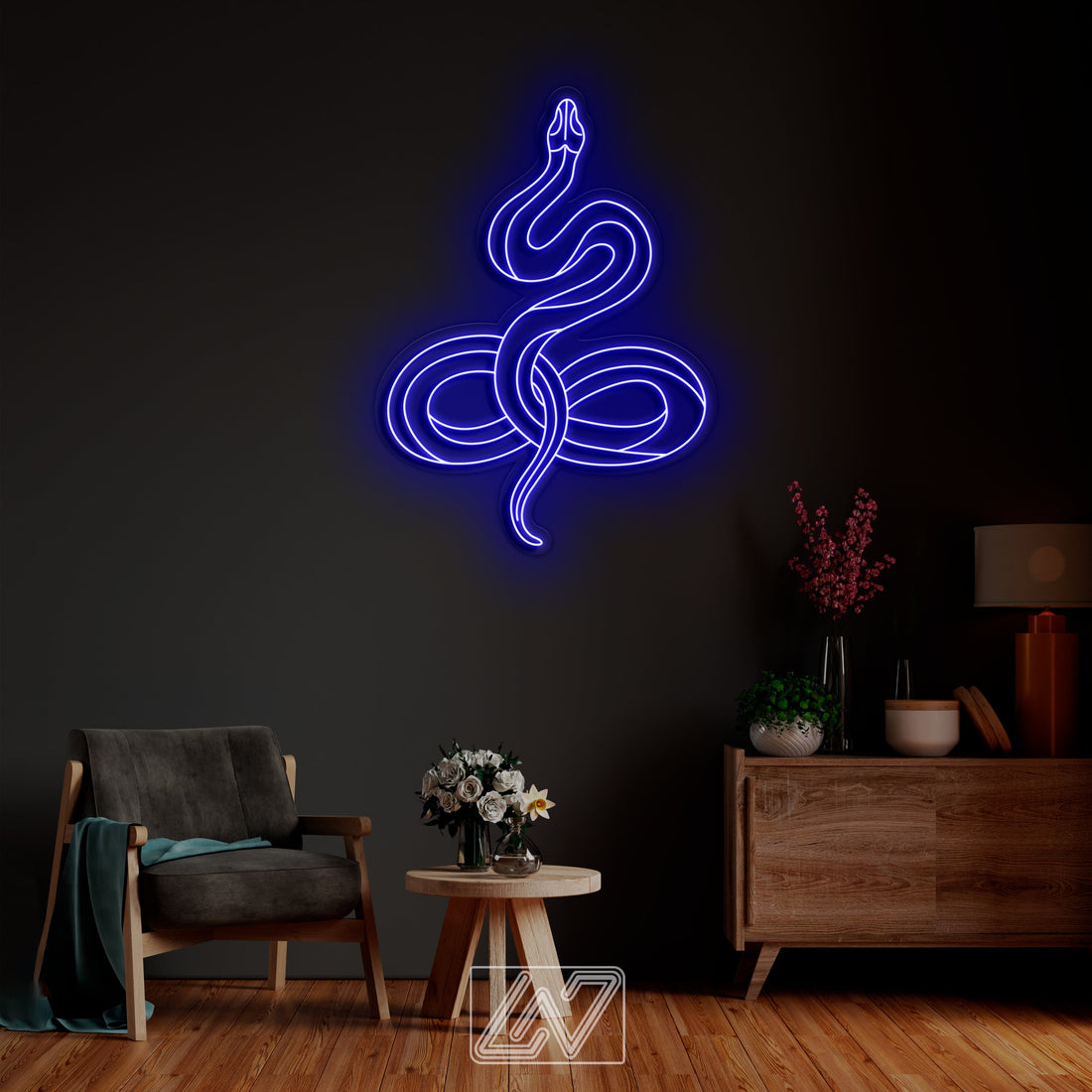 Snake PRO - LED Neon Sign, Animal Neon Sign, Custom Neon Sign, Snake Neon light, Animal Home Decor, Neon Sign for Bedroom