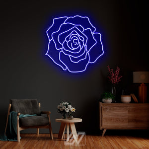 Rose - Neon Sign Custom Flower Led Neon Light Sign for Bedroom Home Wall Party Decor Girlfriend Gift Wedding Party Decorations