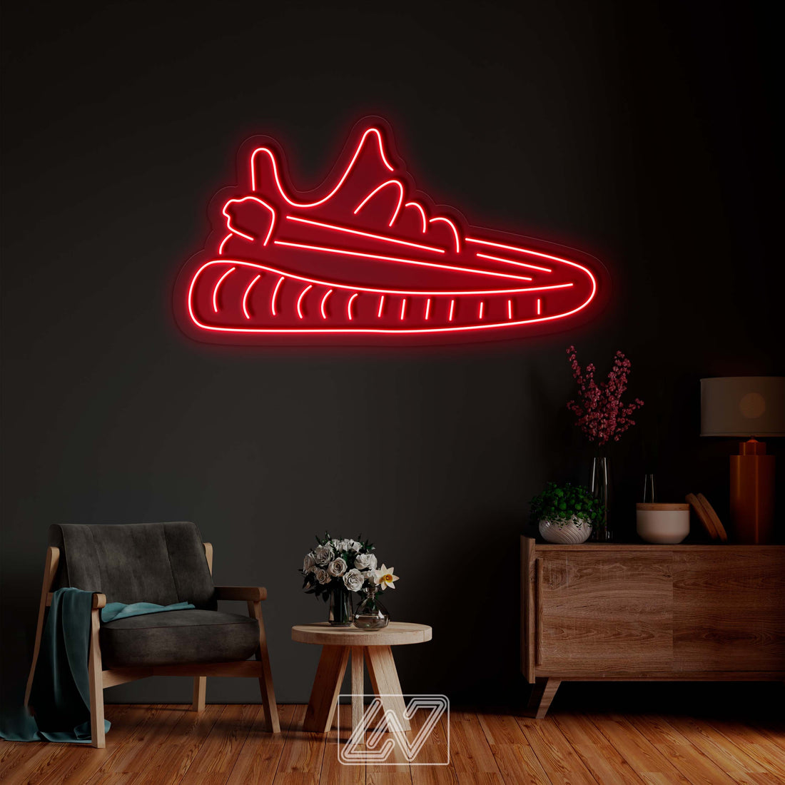 Sneaker 2.0 - Neon Sign, Sneakerhead Room Led Sign, Shoes Led Sign, , sport shoe for the home, bedroom, cafe, office, living room