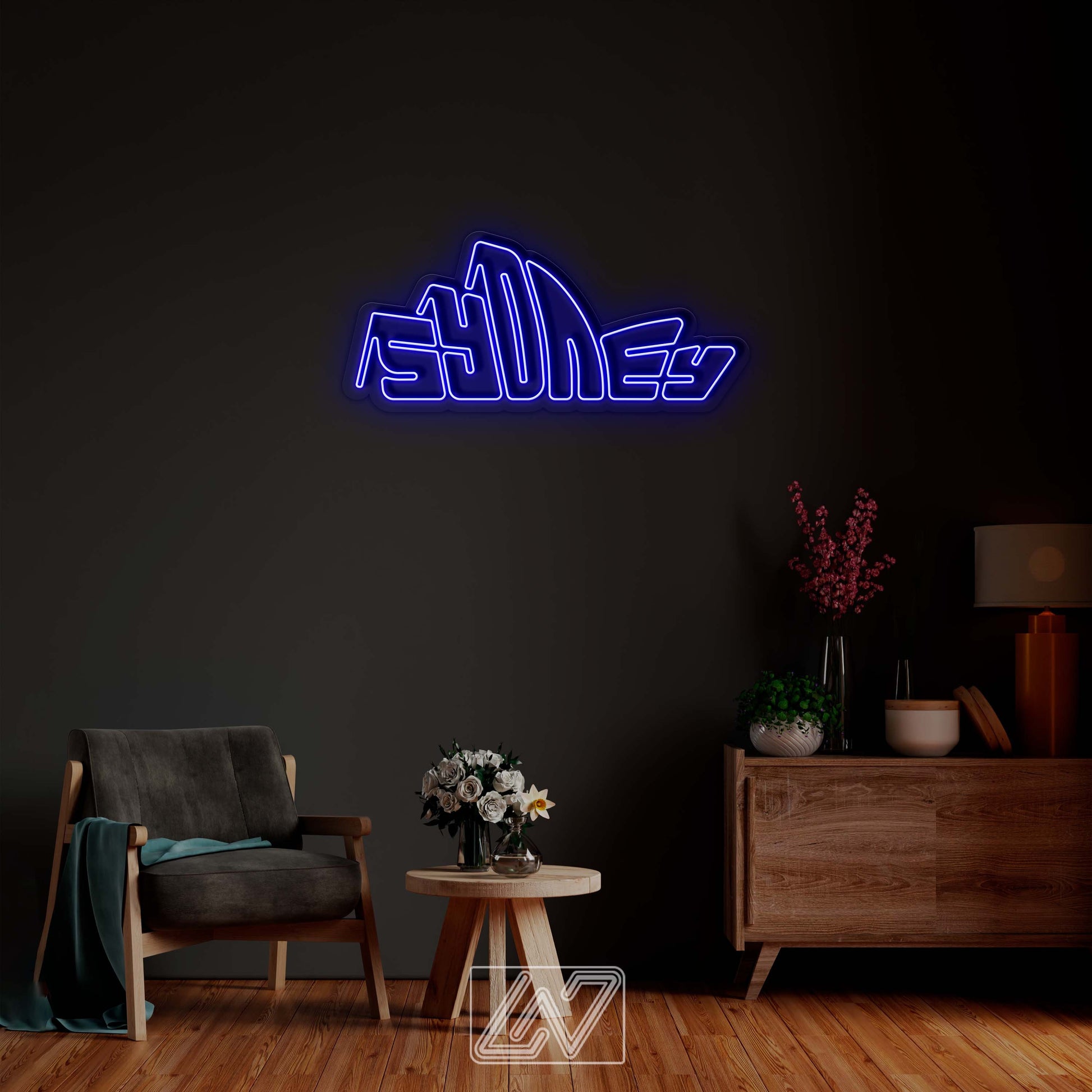 Sydney - LED Neon Sign, City Neon Sign, Neon Sign Bedroom, Neon Sign Art, Neon Sign Bar, Neon Light, Led Neon Sign