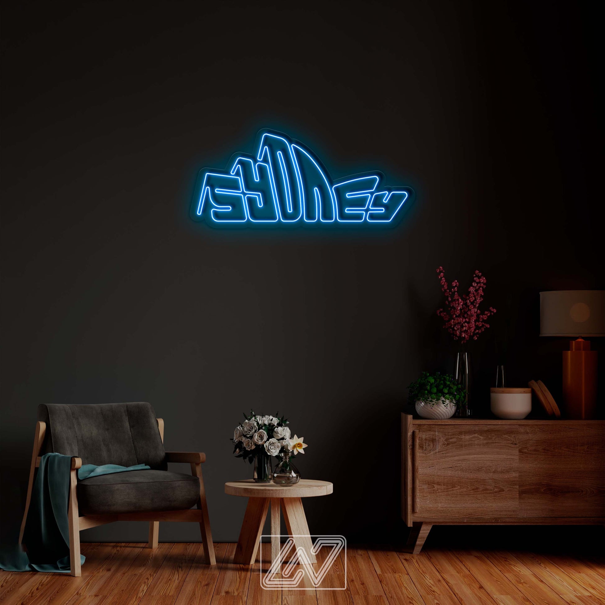 Sydney - LED Neon Sign, City Neon Sign, Neon Sign Bedroom, Neon Sign Art, Neon Sign Bar, Neon Light, Led Neon Sign