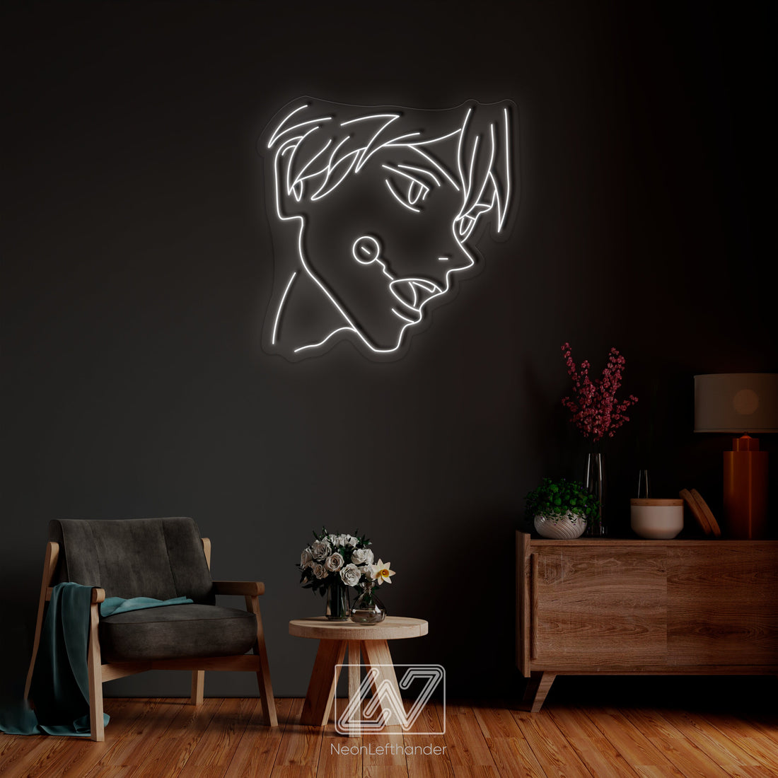 Anime Character - LED Neon Anime Wall Art, Anime, Cartoon Character, Game Room Light, Personalized Gifts, Kids Room Decor,Japanese Neon Sign