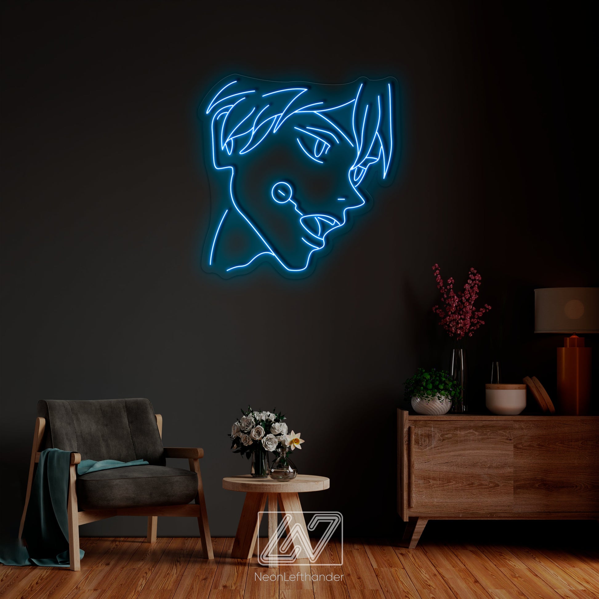 Anime Character - LED Neon Anime Wall Art, Anime, Cartoon Character, Game Room Light, Personalized Gifts, Kids Room Decor,Japanese Neon Sign