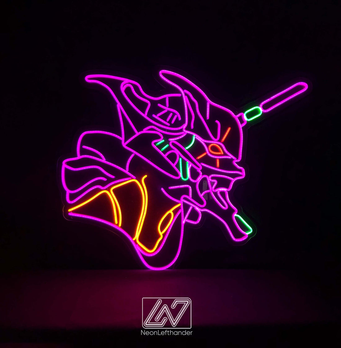 Custom Hero Neon Sign - Neon Anime wall ART, Anime, Cartoon Character, Jinx | Arcane, Evangelion, Rick, Morty, cartoon wall decor