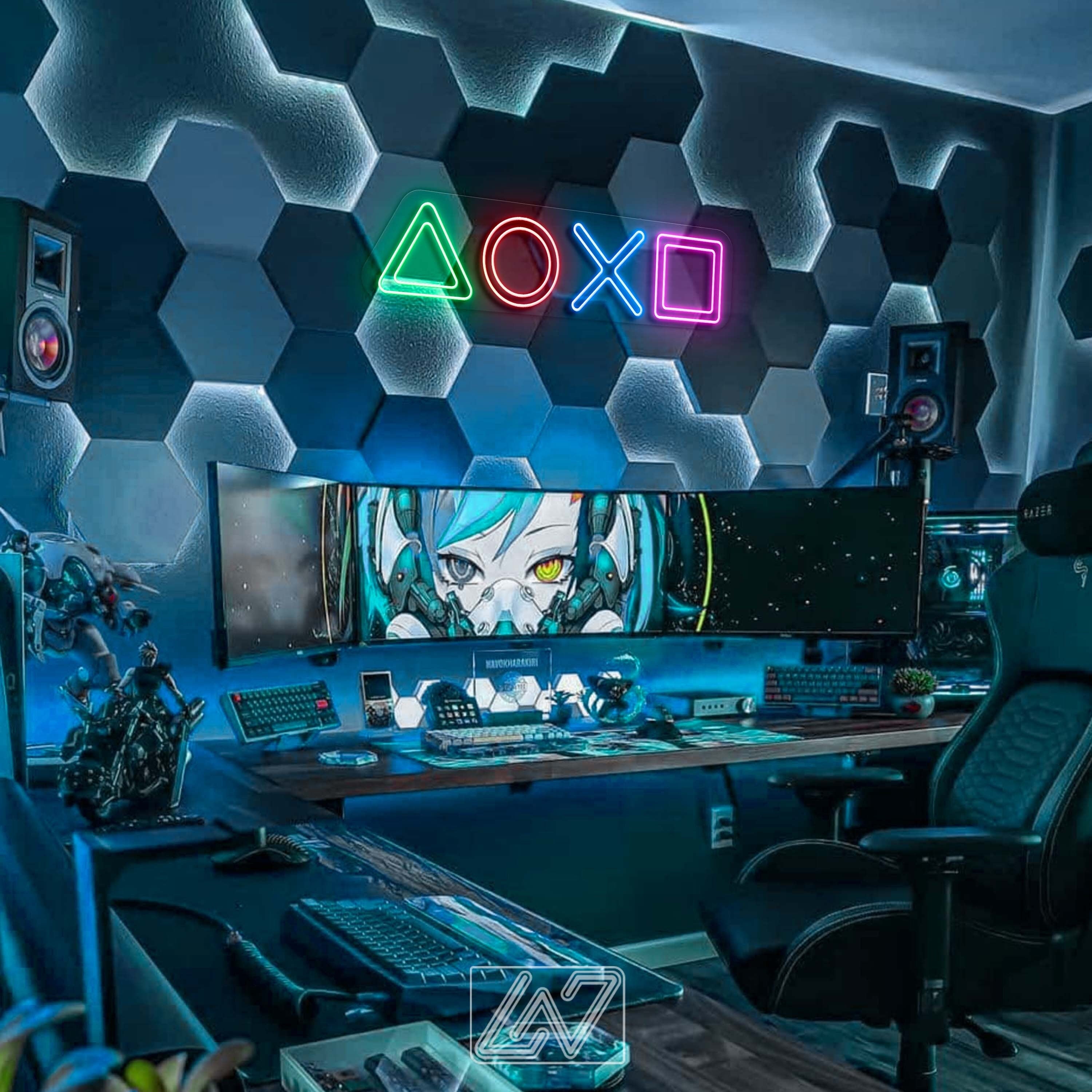 Led Play PlayStation LED Neon Sign for Gamers - Custom Sizes – NeonLefty