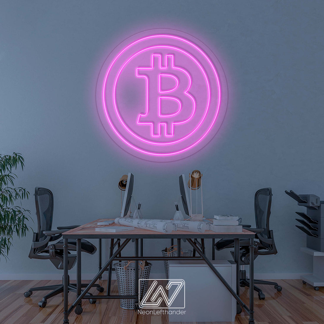 Bitcoin - LED Neon Sign, Bedroom neon sign, Crypto neon sign, Neon Lights, Crypto