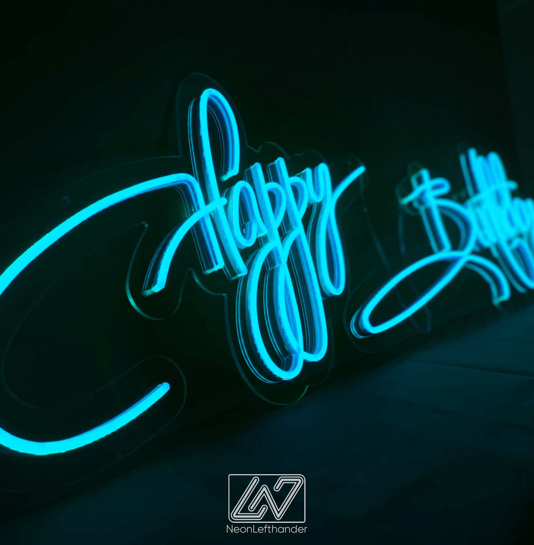 Happy Birthday - LED Neon Sign, Birthday Present, Kids Birthday Party Neon Sign, Birthday Backdrop Sign, Event Decor, Backdrop Decorations