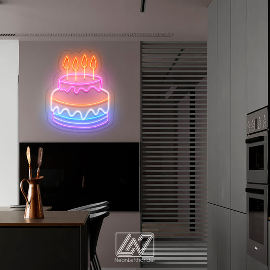 Sushi - LED Neon Sign, Bakery Wall Decor, Cake Neon Light,  Custom Sweet Shop Led Sign, Kitchen Wall Light Art