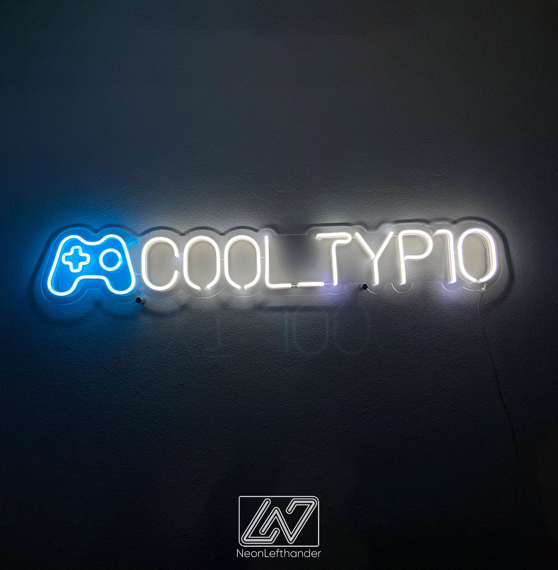 Custom Gamepad Username - LED Neon Sign, YouTube Neon Light, Gamer Gifts, Cybersport Gamer Room Decor, Gift for Influencer, Twitch Streamer