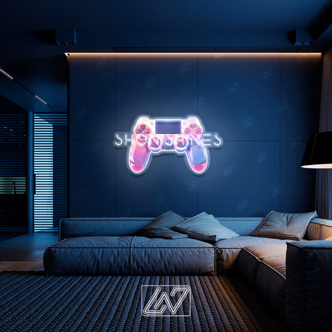 Custom Gamepad Username - LED Neon Sign, YouTube Neon Light, Gamer Gifts, Cybersport Gamer Room Decor, Gift for Influencer, Twitch Streamer