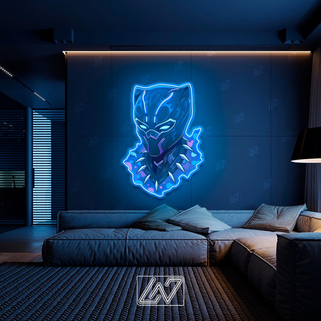 Superhero Сharacter- LED Neon Movie Sign with UV Print Art, TV Show, Cartoon Character, Game Room Light, Personalized Gifts