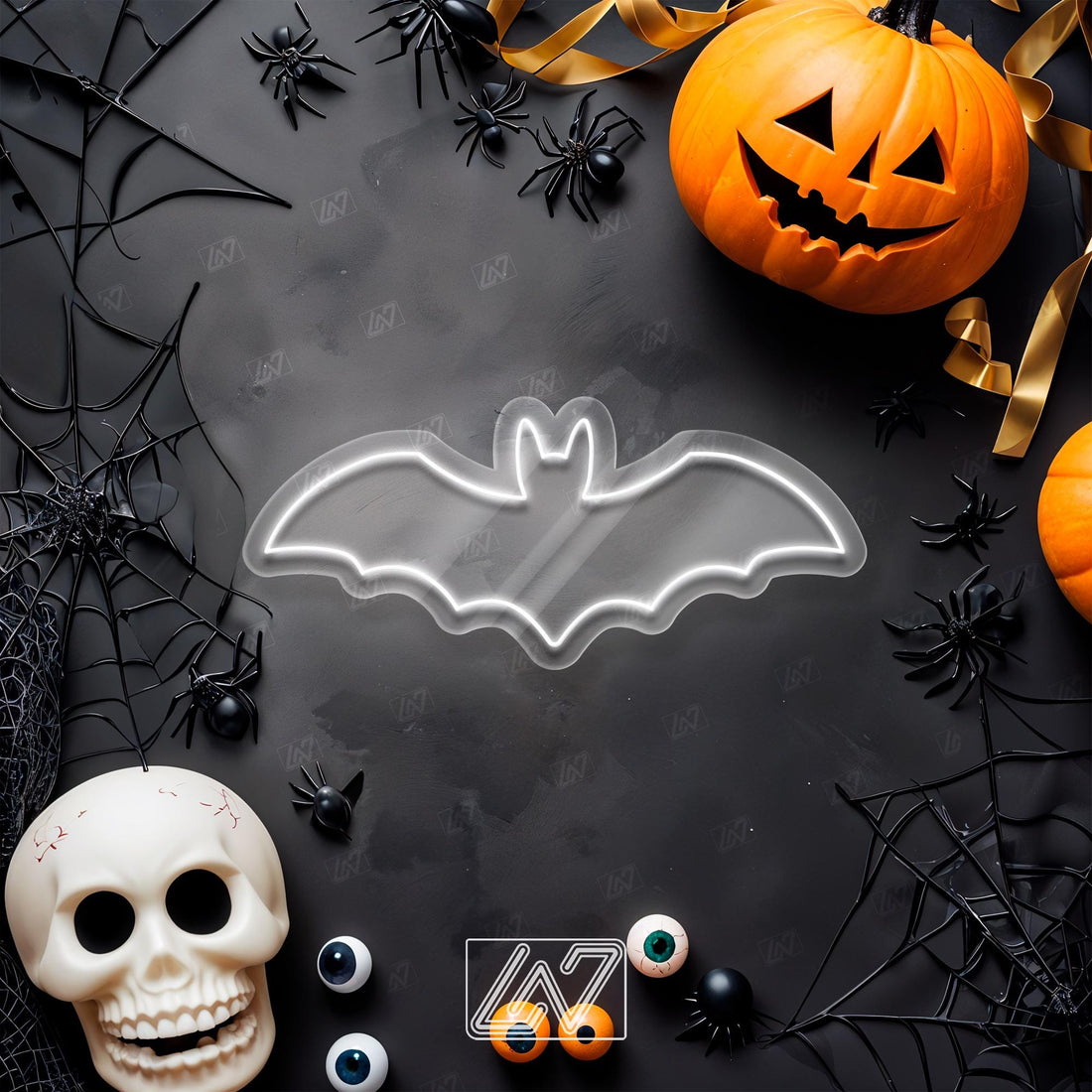 Bat - LED Neon Sign, Spooky Halloween Led Decor, Scary Halloween, Halloween Light Decor, Custom Neon Sign