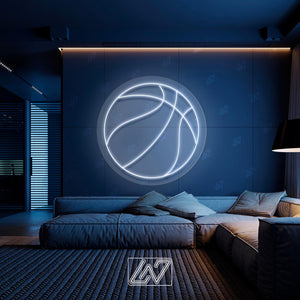 Basket Ball - LED Neon Sign, Tennis Player Wall Decor, Sport Led Neon Sign, Decor for Kids Room, Sport Signs