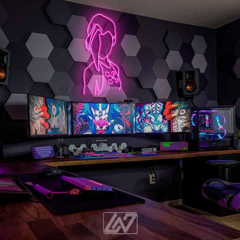 Mini Jinx LED Neon Sign | Arcane Inspired Decor – NeonLefty