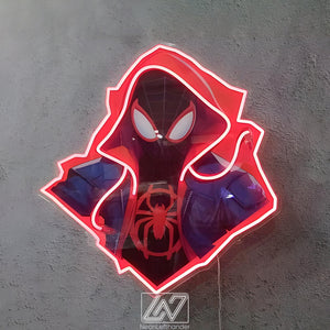 Superhero Сharacter- LED Neon Movie Sign with UV Print Art, TV Show, Cartoon Character, Game Room Light, Personalized Gifts