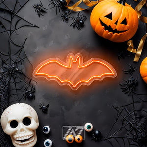 Bat - LED Neon Sign, Spooky Halloween Led Decor, Scary Halloween, Halloween Light Decor, Custom Neon Sign