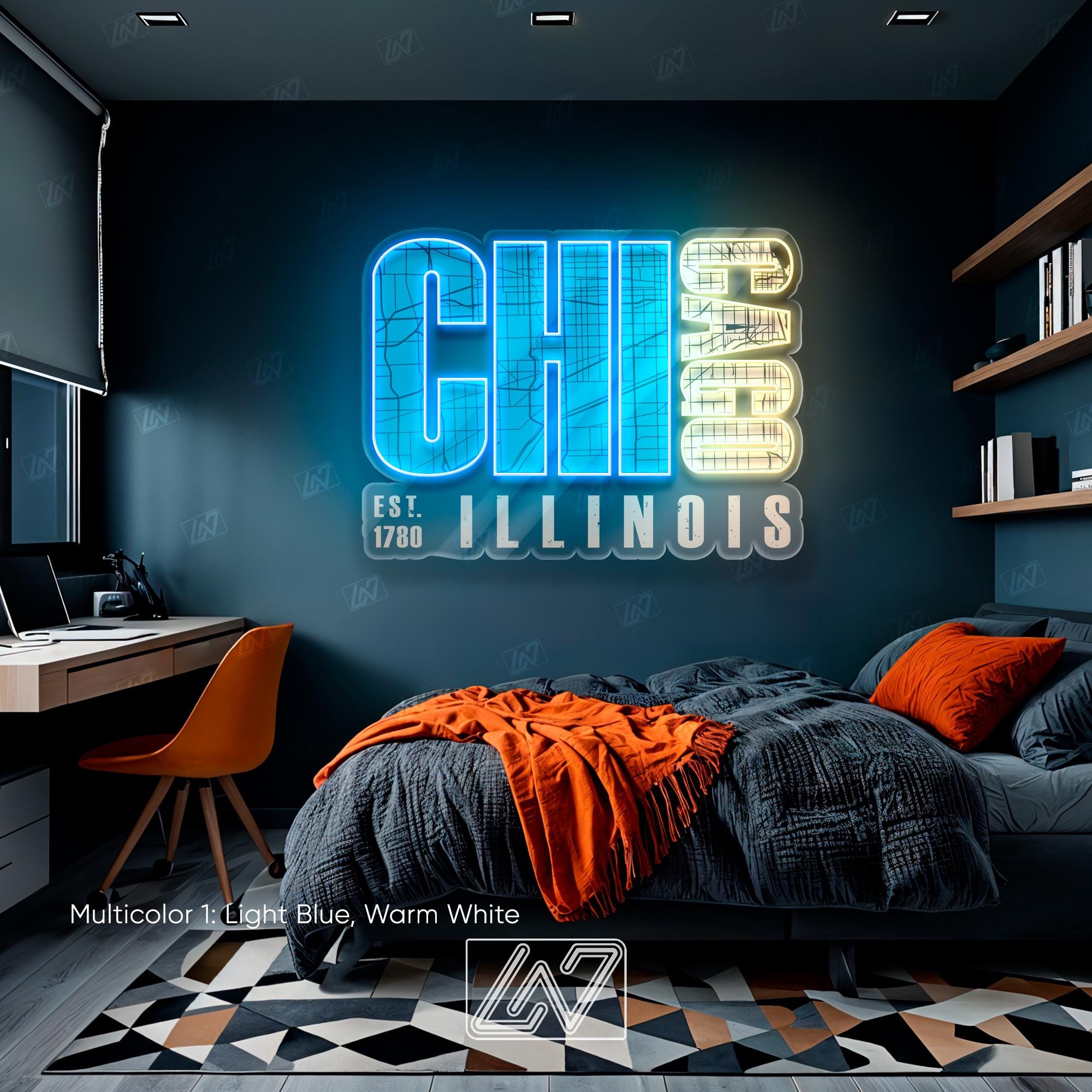 Chicago LED Neon Sign - Handmade High-Quality Decor – NeonLefty