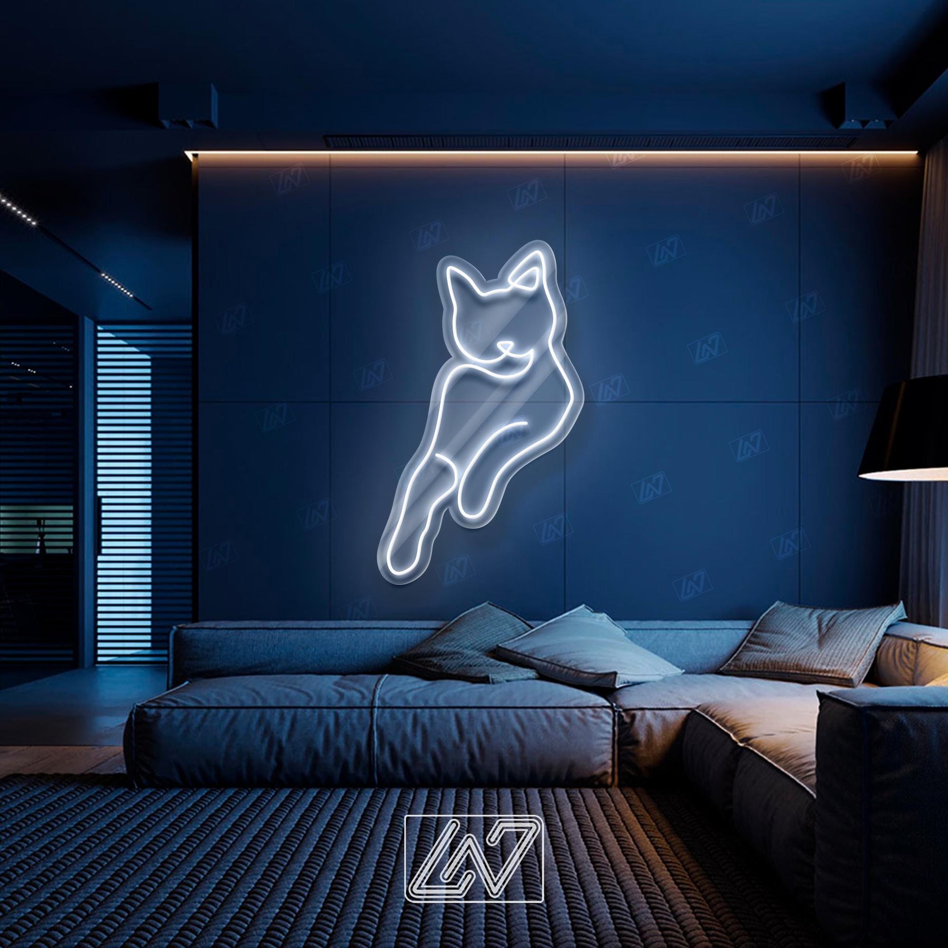 Cat - LED Neon Sign, Cat Neon Sign, Custom Neon Sign, Pet Neon light, Animal Home Decor, Pet Lover Gift, Neon Sign for Bedroom