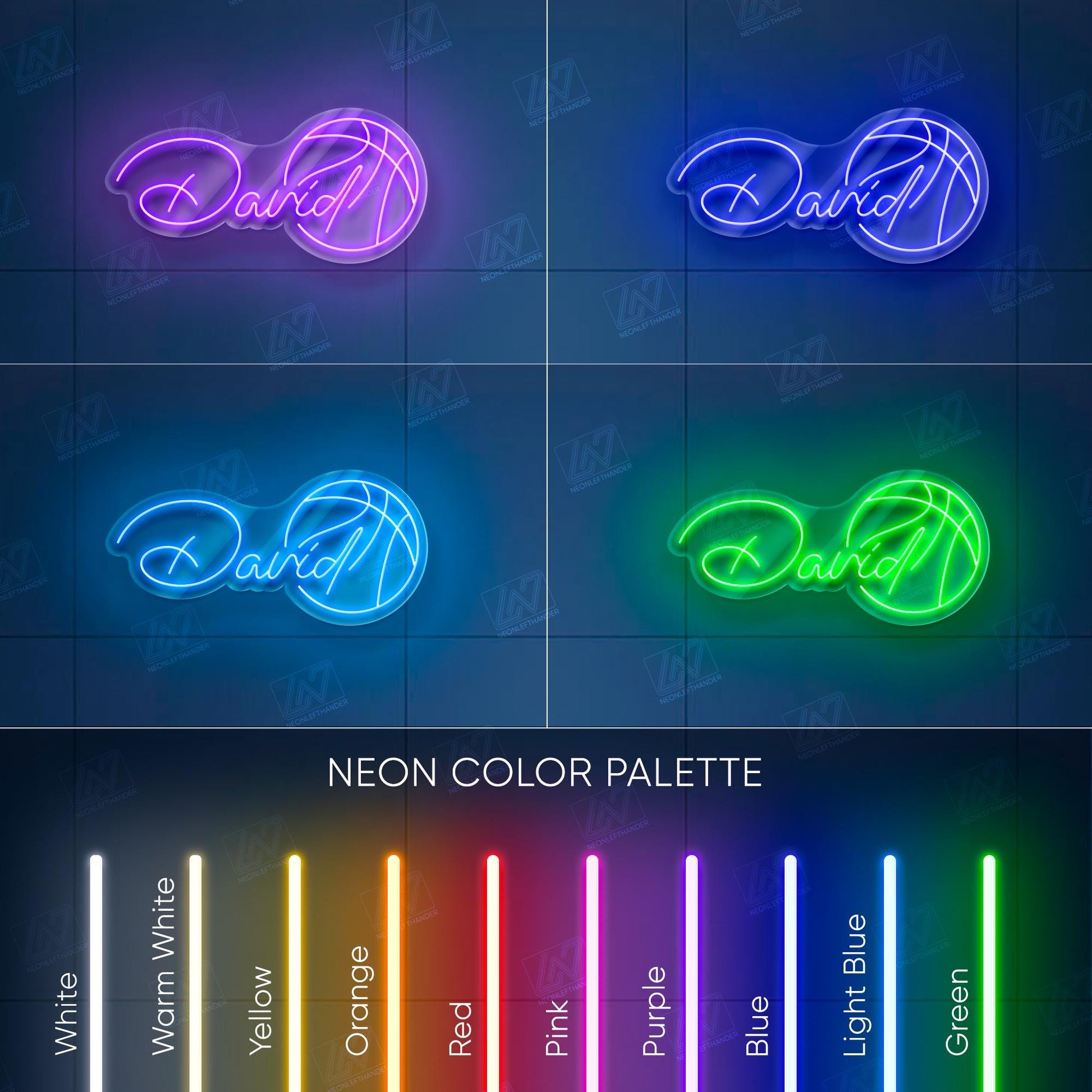 Tennis Name Neon Sign, Nursery Decor, Personalized Neon Sign, Personalized Name Neon Sign, Name Neon Sign, Kids Name Sign, Rugby Gift