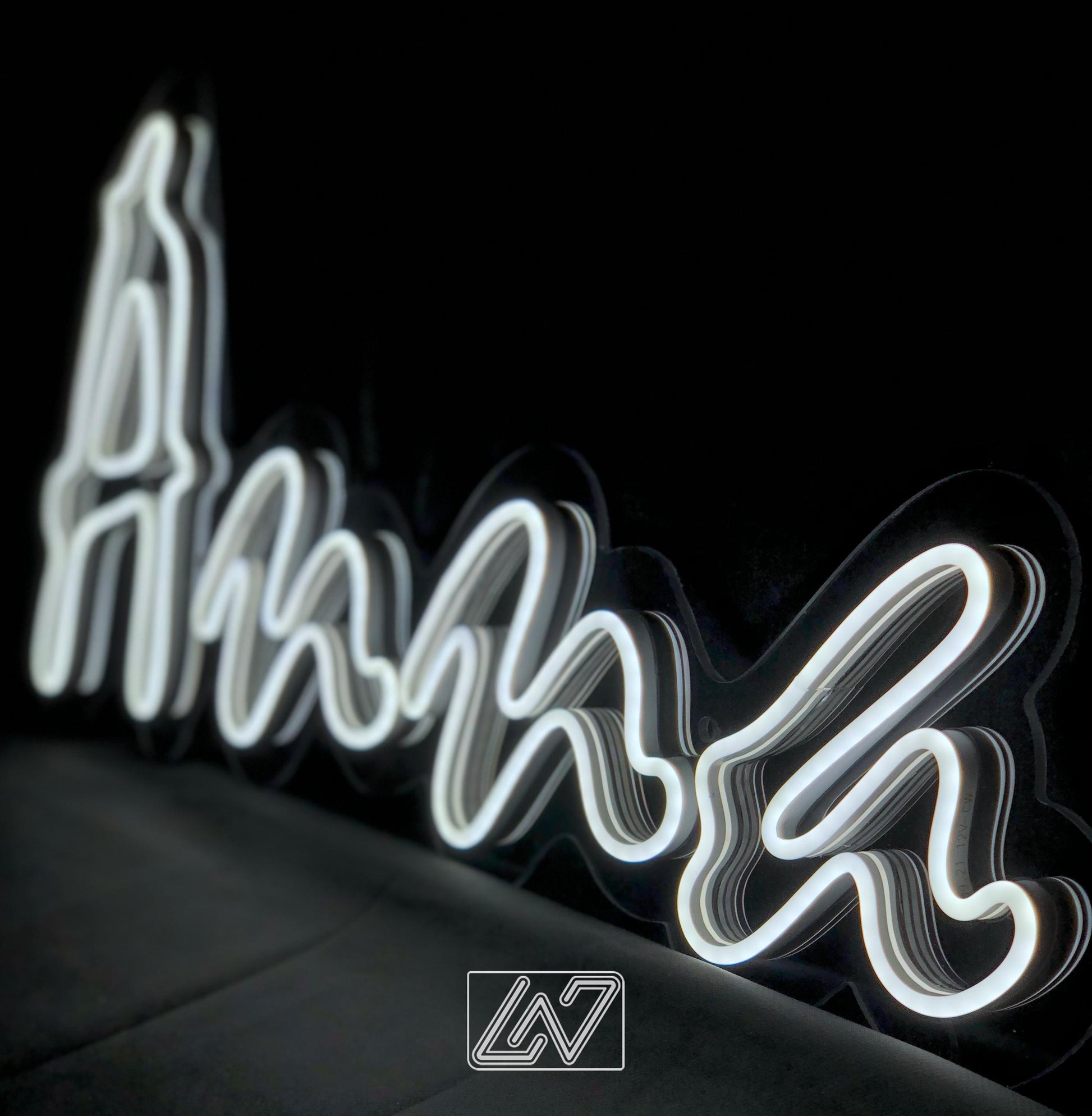 Tennis Name Neon Sign, Nursery Decor, Personalized Neon Sign, Personalized Name Neon Sign, Name Neon Sign, Kids Name Sign, Rugby Gift