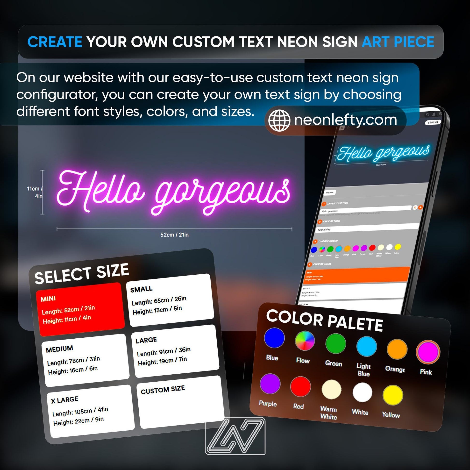 Reopen - LED neon sign for stores, salons, cafes or any business to announce reopening with bright, eye-catching and modern commercial decor