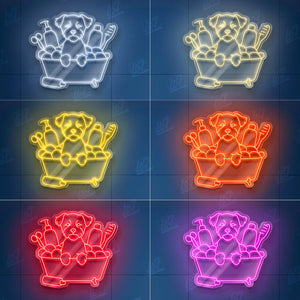 Dog Grooming - LED Neon Sign, Dog Neon Sign, Gifts For Groomer, Open Pet Grooming Clinic, Pet Neon light, Dog Home Decor, Pet Spa Led Light