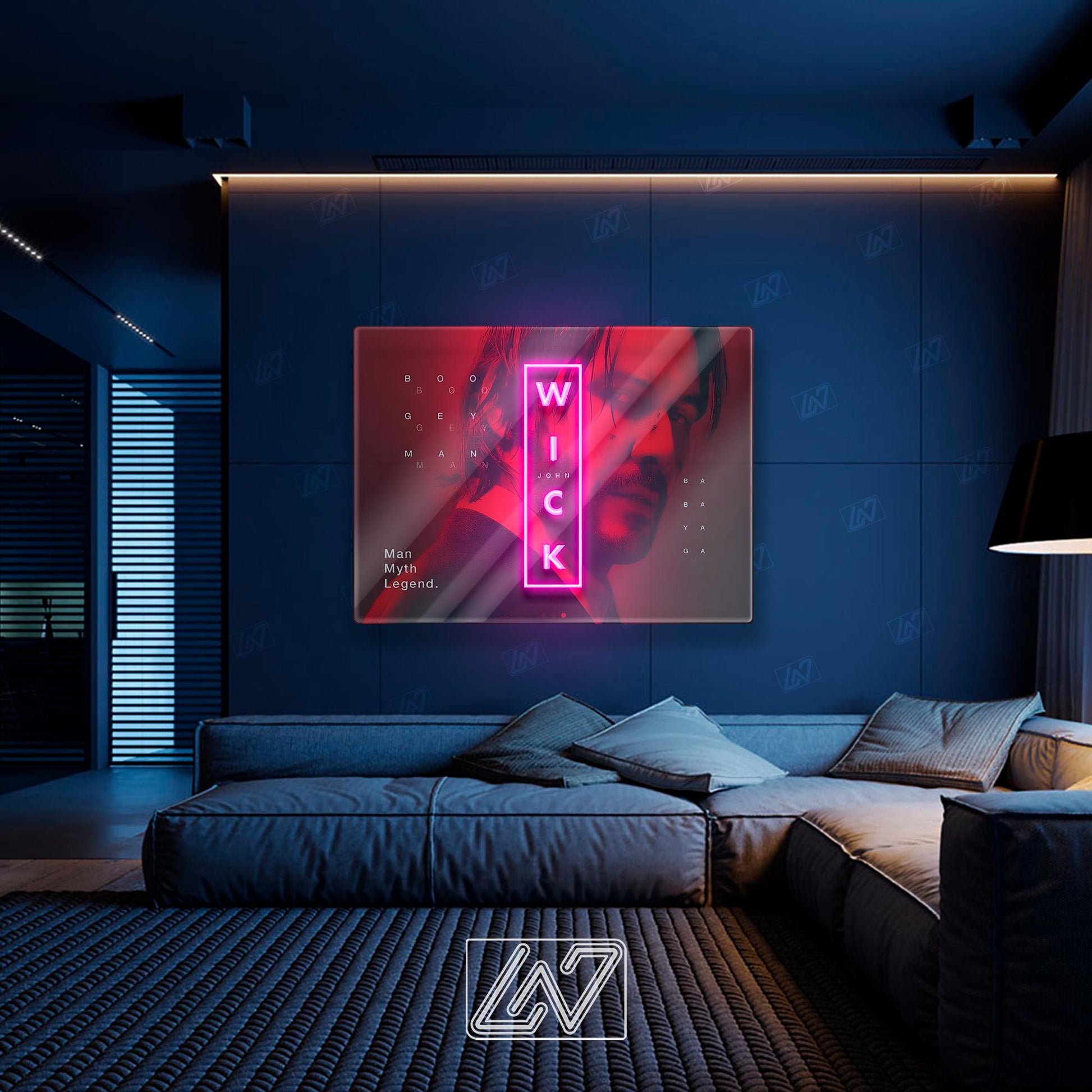Movie Character - LED Neon Movie Sign with UV Print, Cartoon Character, Game Room Light, Personalized Gifts, Cinema Neon Sign